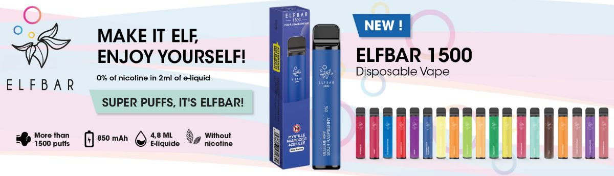 Elf Bar 1500 puff / 0mg